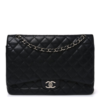 Chanel Caviar Quilted Maxi Double Flap Black 1 of 10
