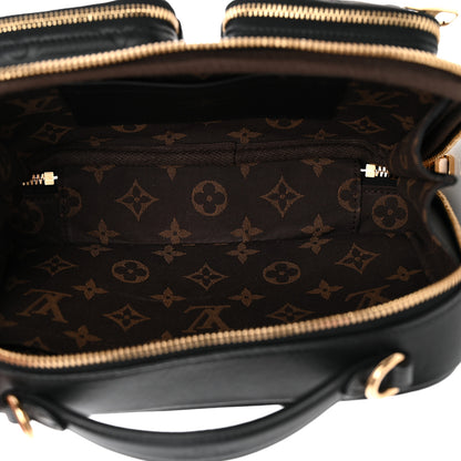 Louis Vuitton Calfskin Monogram Embossed Utility Crossbody Black 5 of 9