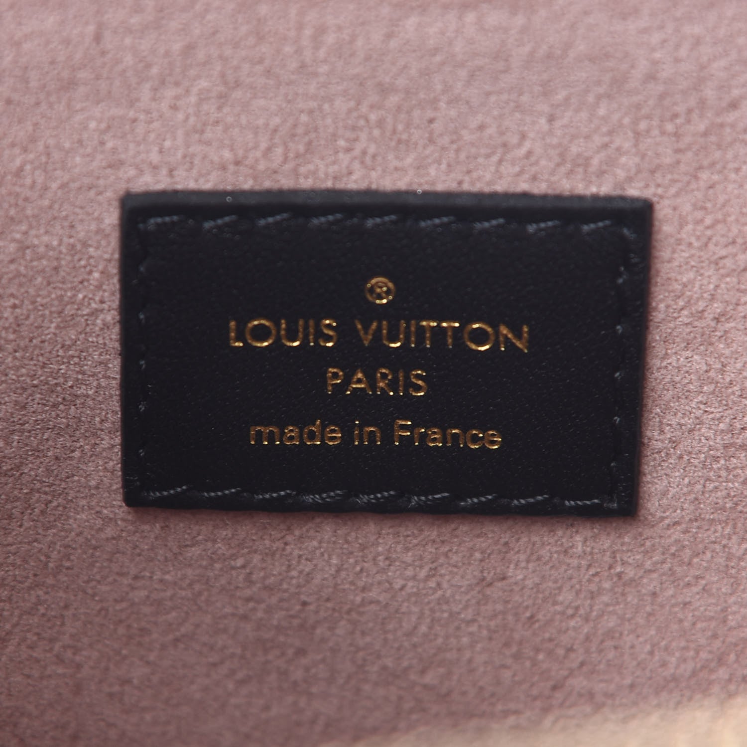 Louis Vuitton Lambskin Embossed Monogram Coussin PM Black 6 of 9