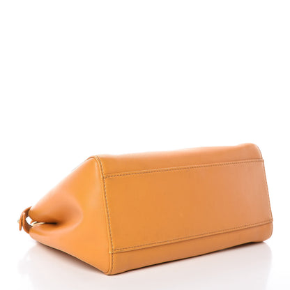 Fendi Nappa Mini Peekaboo Iconic Satchel Giallo Syrup 4 of 16