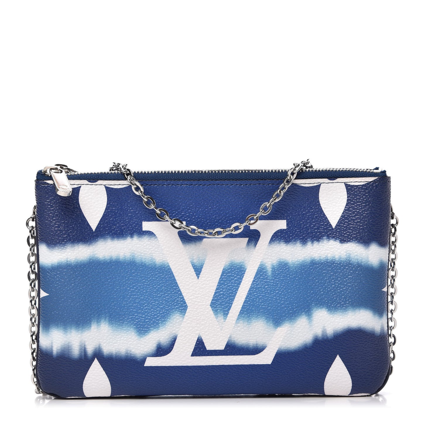 Monogram Giant Escale Double Zip Pochette Blue