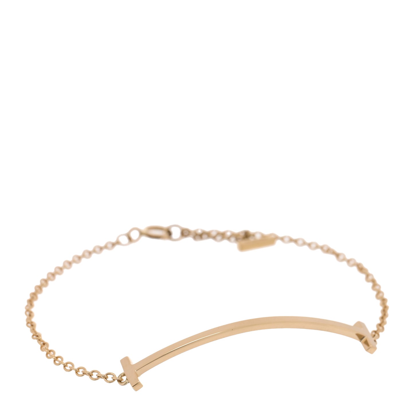 18K Yellow Gold T Smile Bracelet