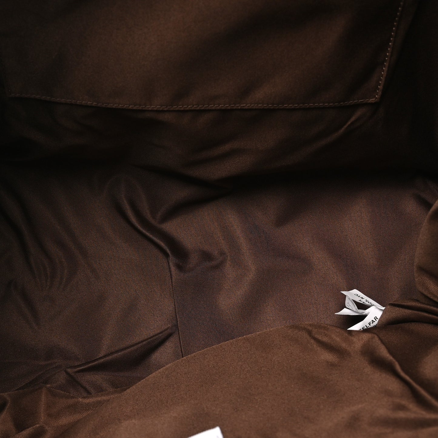 Vegan Leather Large Shopping Bag Chocolate