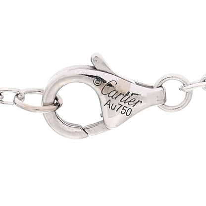 Cartier 18K White Gold Diamond Juste Un Clou Paved Pendant Necklace 4 of 5