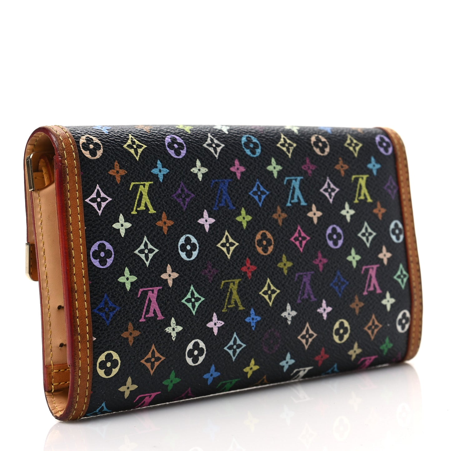 Monogram Multicolor Porte Tresor International Wallet Black