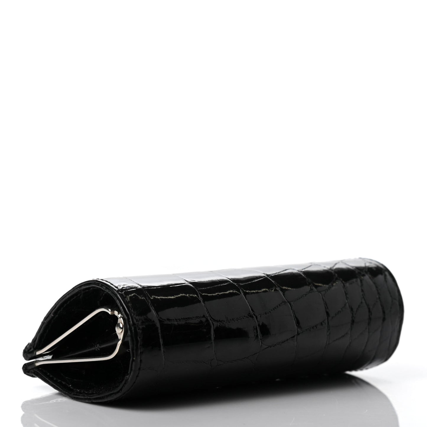 Crocodile Clutch Black