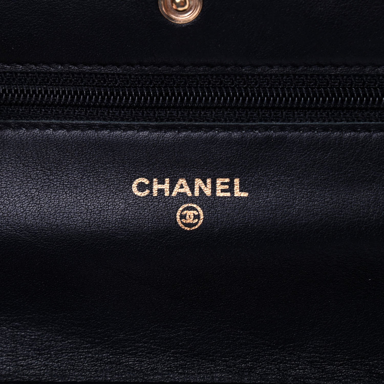 Chanel Aged Calfskin Quilted Reissue Wallet On Chain WOC Black 6 of 10