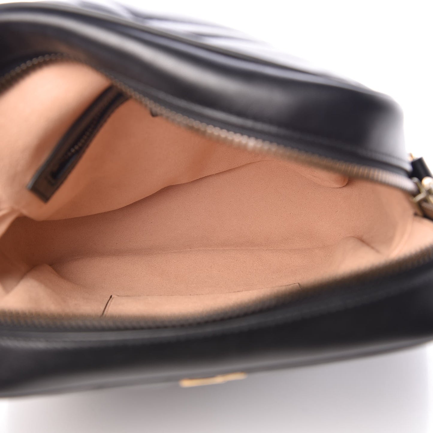 Calfskin Matelasse GG Marmont Travel Bag Black