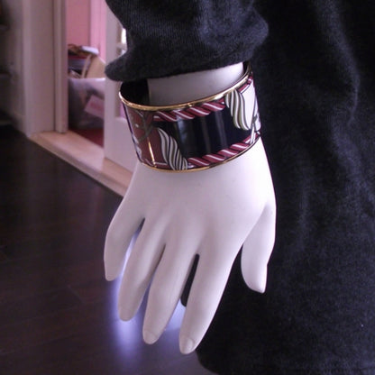 Hermes Wide Enamel Steed Bracelet 2 of 5