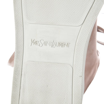 Saint Laurent Suede High Top Sneakers 39.5 Pink 8 of 16