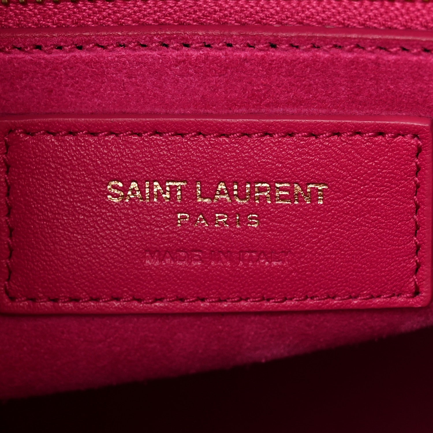 Saint Laurent SAINT LAURENT Calfskin Small Sac De Jour Lipstick Fuchsia 6 of 10