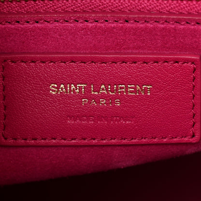 Saint Laurent SAINT LAURENT Calfskin Small Sac De Jour Lipstick Fuchsia 6 of 10