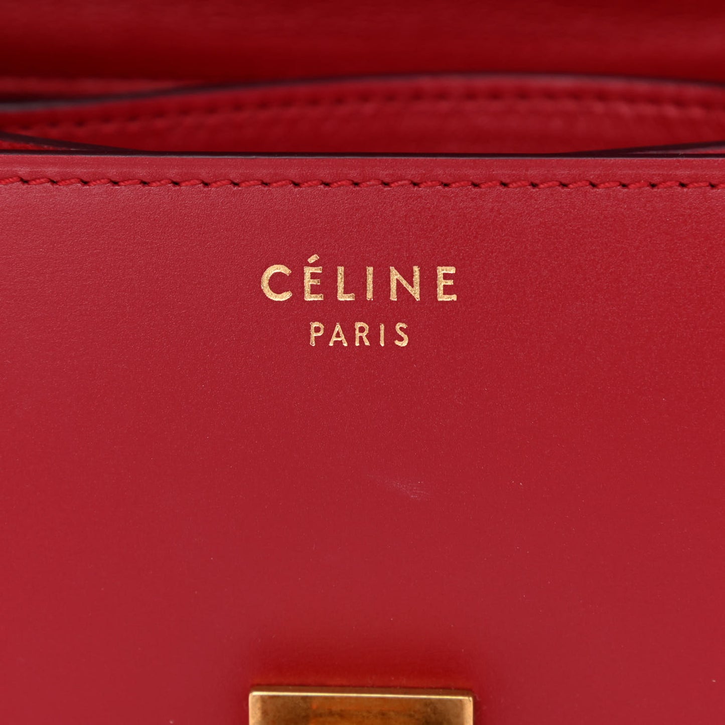 Box Calfskin Small Classic Box Flap Bag Red