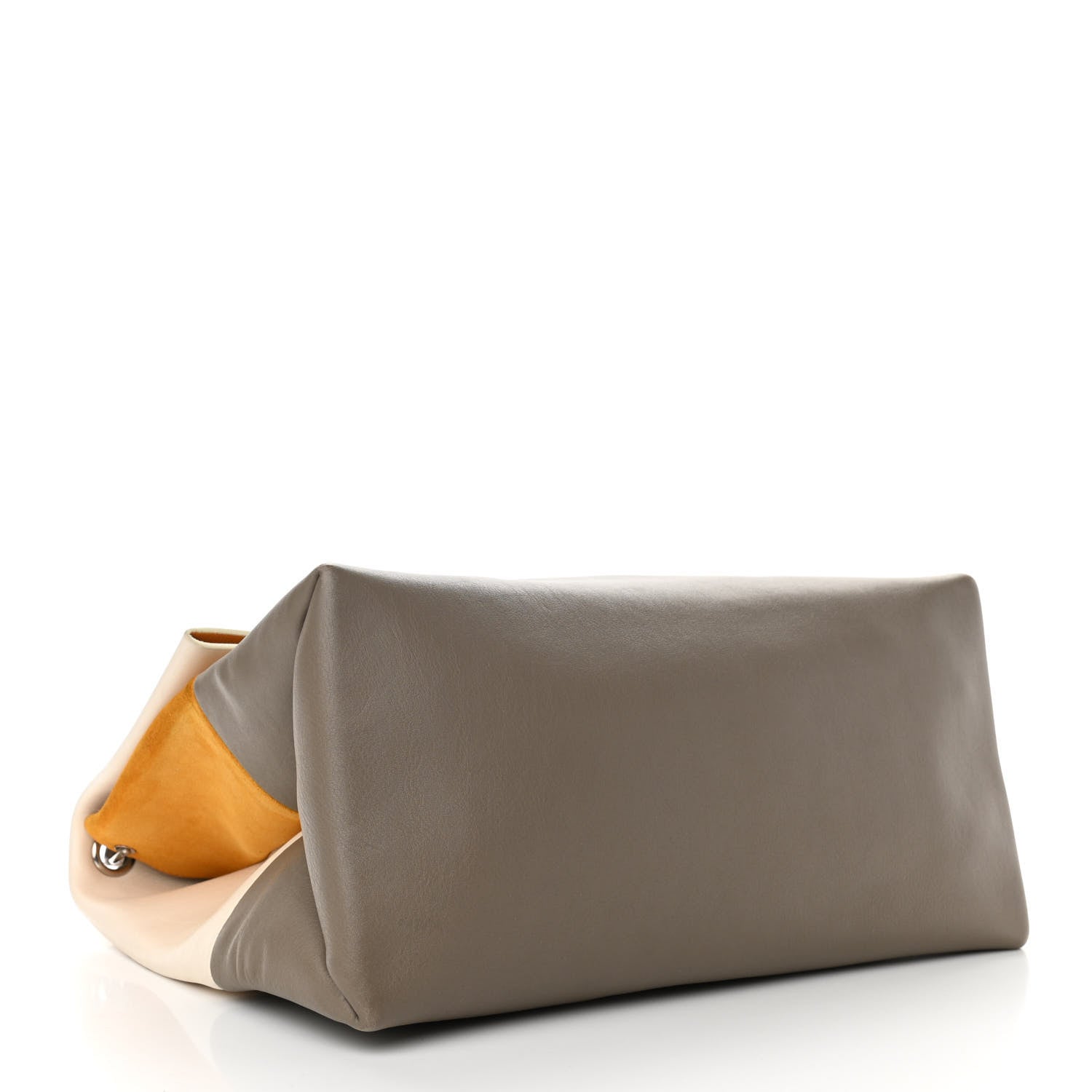 Celine Smooth Calfskin Tri-Color All Soft Shoulder Bag White 4 of 15