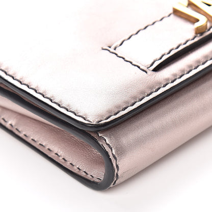 Christian Dior Metallic Calfskin J'adior Croisiere Chain Wallet Bronze 8 of 10