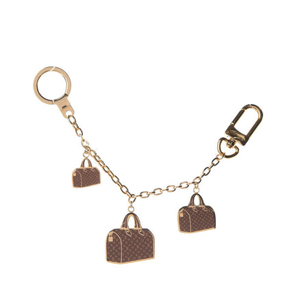 Louis Vuitton Monogram Iconic Speedy Bag Charm Chain Gold 1 of 3