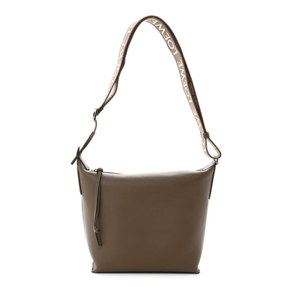 Loewe Supple Smooth Calfskin Jacquard Small Cubi Crossbody Bag Winter Brown 1 of 11