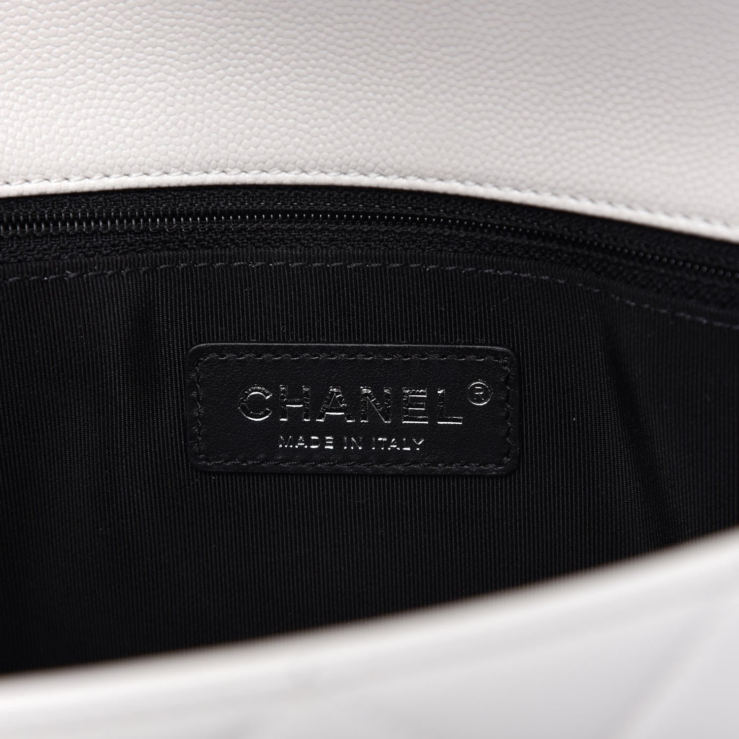 Chanel Caviar Quilted My Everything Flap White Black 8 of 11
