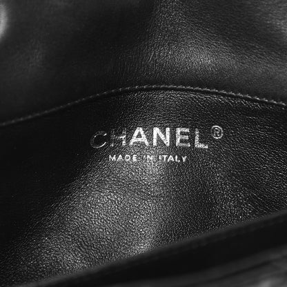 Chanel Patent Calfskin Quilted Extra Mini Rectangular Flap Black 6 of 7