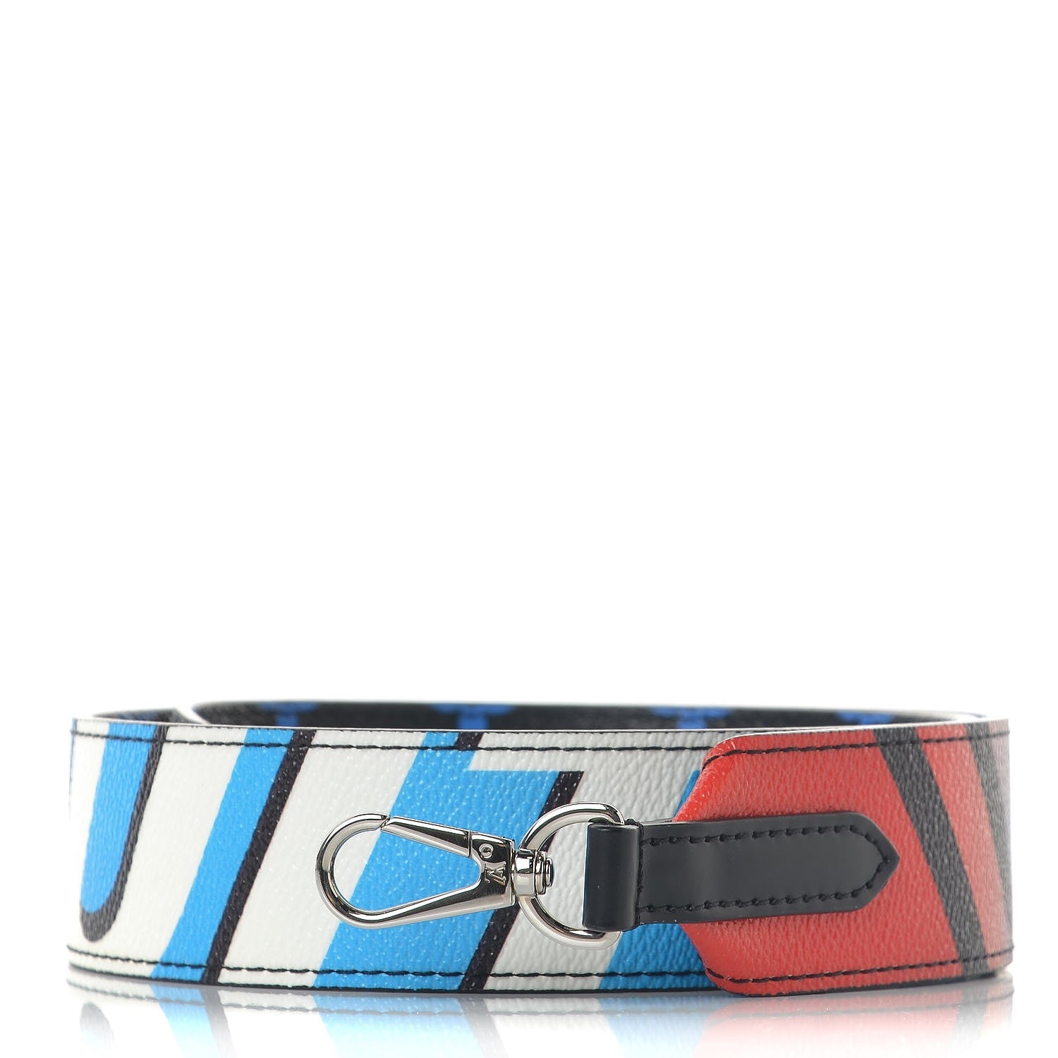 Louis Vuitton Canvas Bandouliere Shoulder Strap Black Bleu Digital 1 of 5