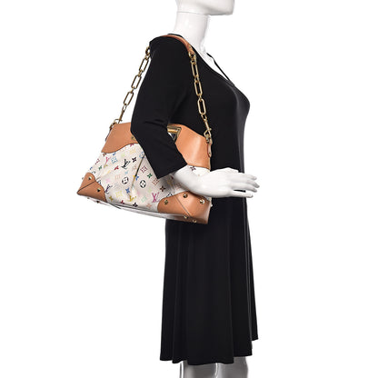 Louis Vuitton Monogram Multicolor Judy GM White 2 of 8