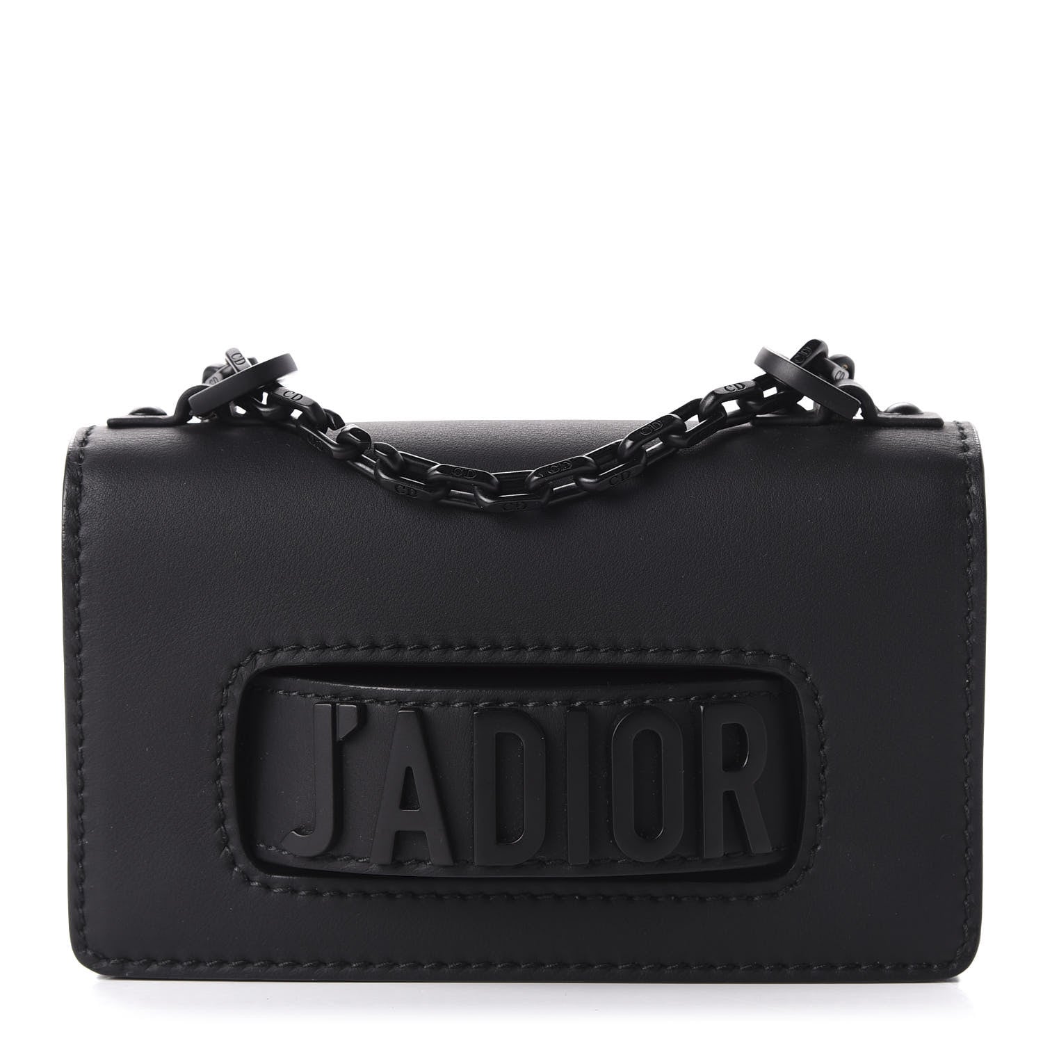 Christian Dior Ultra Matte Calfskin Mini J'Adior Chain Flap Bag Black 1 of 9