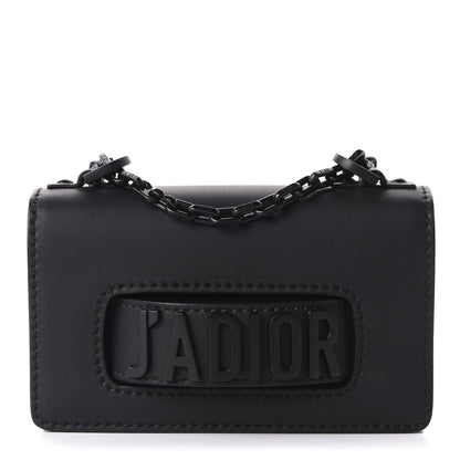 Christian Dior Ultra Matte Calfskin Mini J'Adior Chain Flap Bag Black 1 of 9