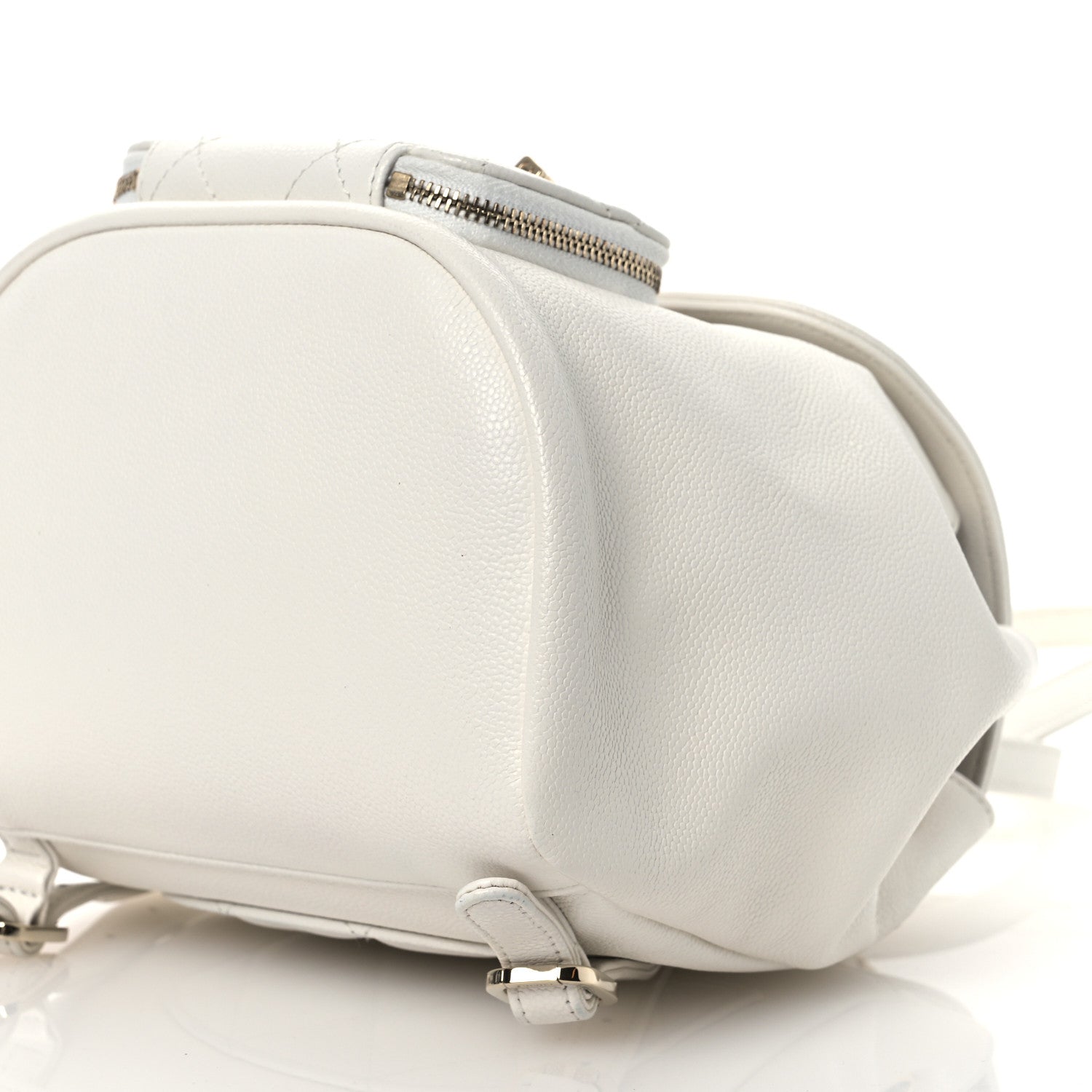 Chanel Caviar Quilted Mini Business Affinity Backpack White 10 of 10