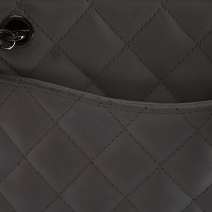 Chanel Calfskin Quilted Large Cambon Bowler White Black 16 of 24