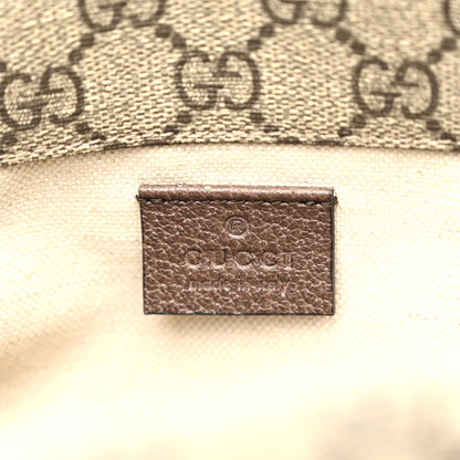 Gucci GG Supreme Monogram Web Neo Vintage Double Flap Messenger Bag Beige New Acero 8 of 12