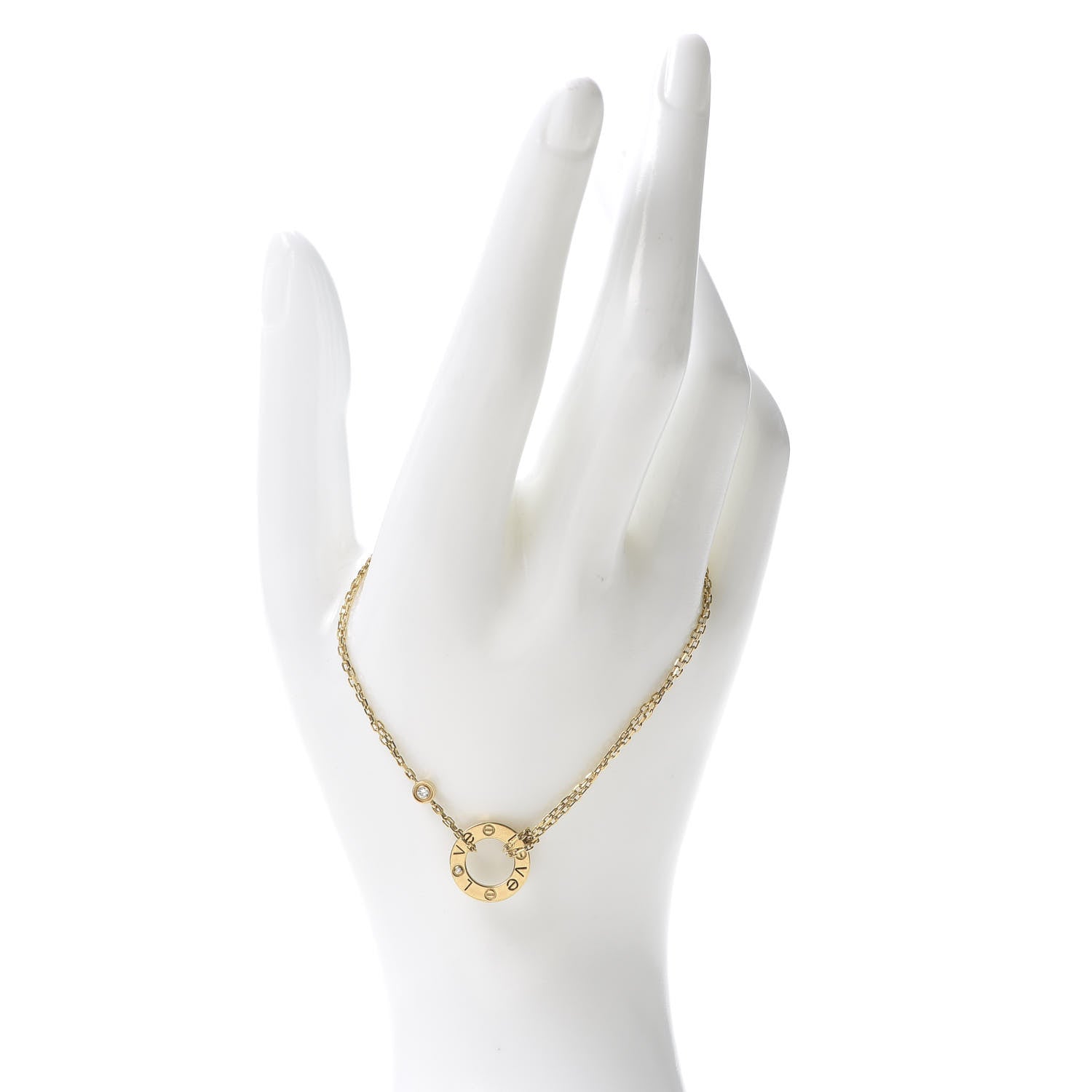 Cartier 18K Yellow Gold Diamond LOVE Bracelet 2 of 5