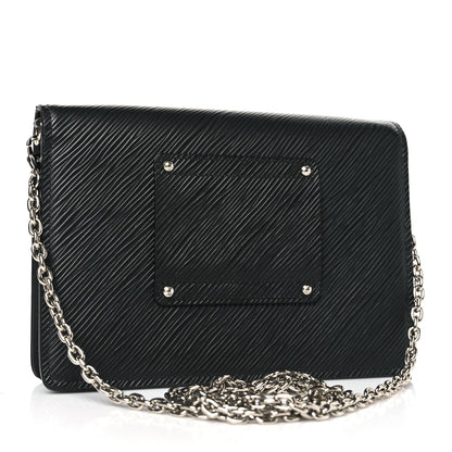 Louis Vuitton Epi Twist Belt Chain Wallet Black 3 of 9