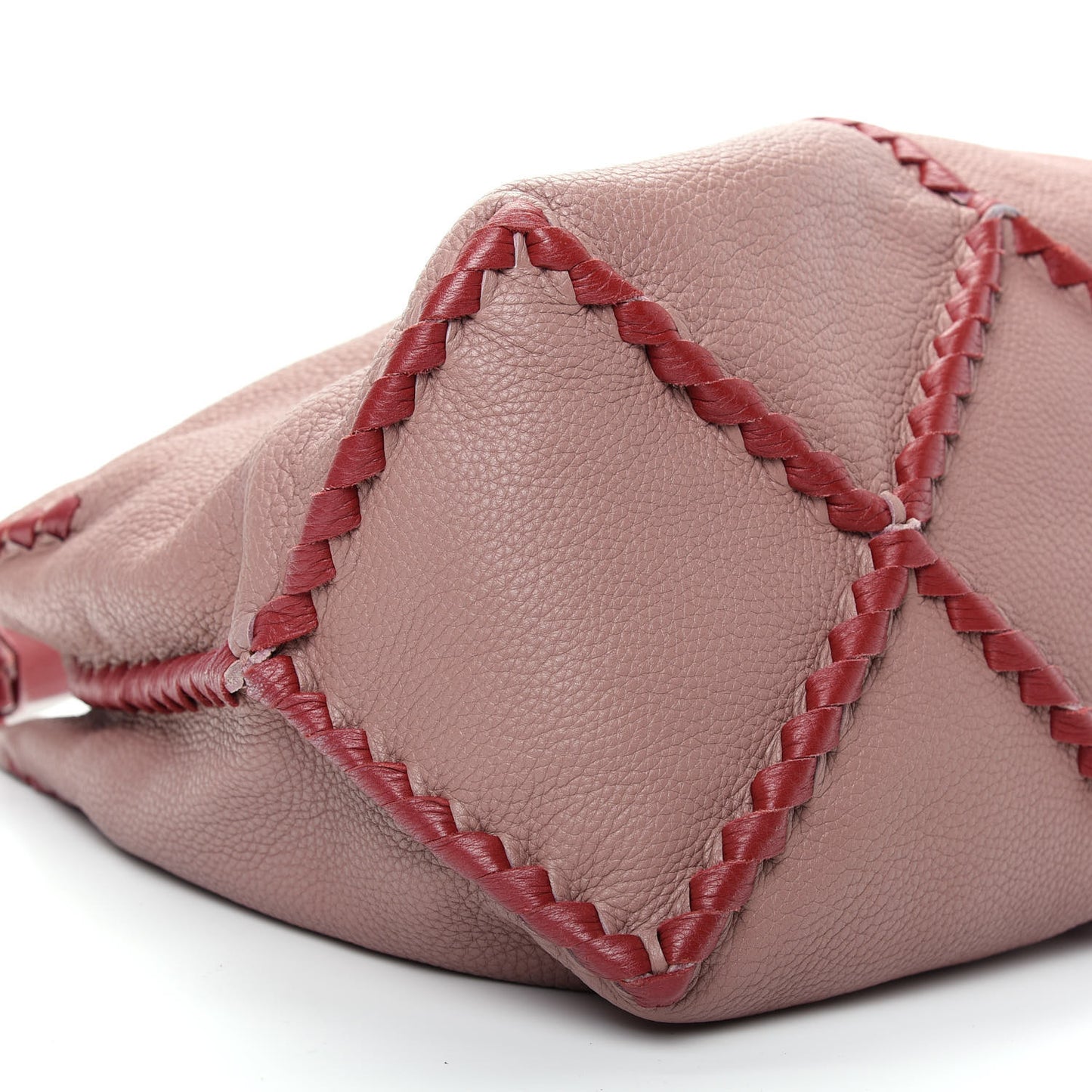 Cervo Lavato Deerskin Hobo Deco Rose Baccarra Rose