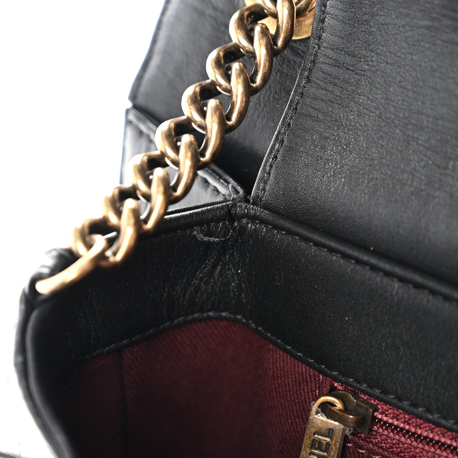 Chanel Calfskin Quilted Large Perfect Edge Flap Black 11 of 12