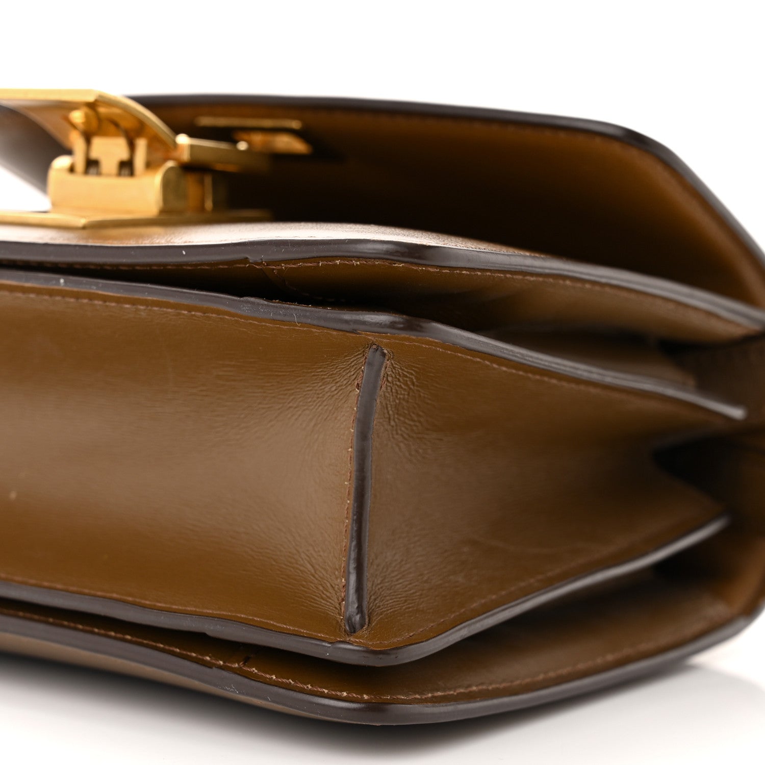Celine Smooth Calfskin Small Classic Box Flap Bag Camel 9 of 15