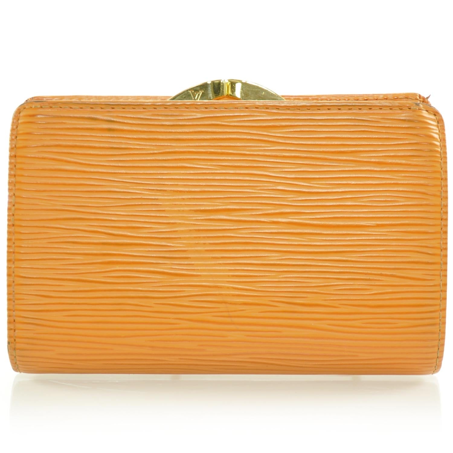 Louis Vuitton Epi French Purse Wallet Mandarin 4 of 9