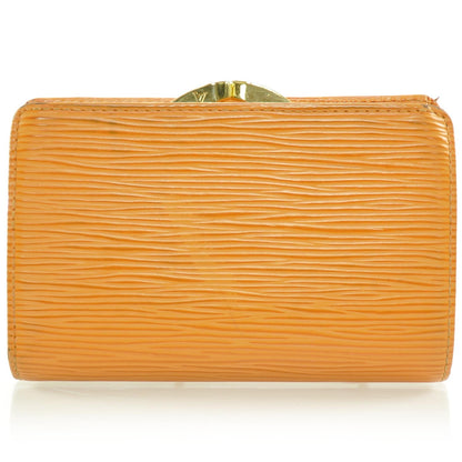 Louis Vuitton Epi French Purse Wallet Mandarin 4 of 9