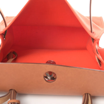Hermes Vache Hunter Toile Herbag Zip 31 PM Capucine Fauve 6 of 20