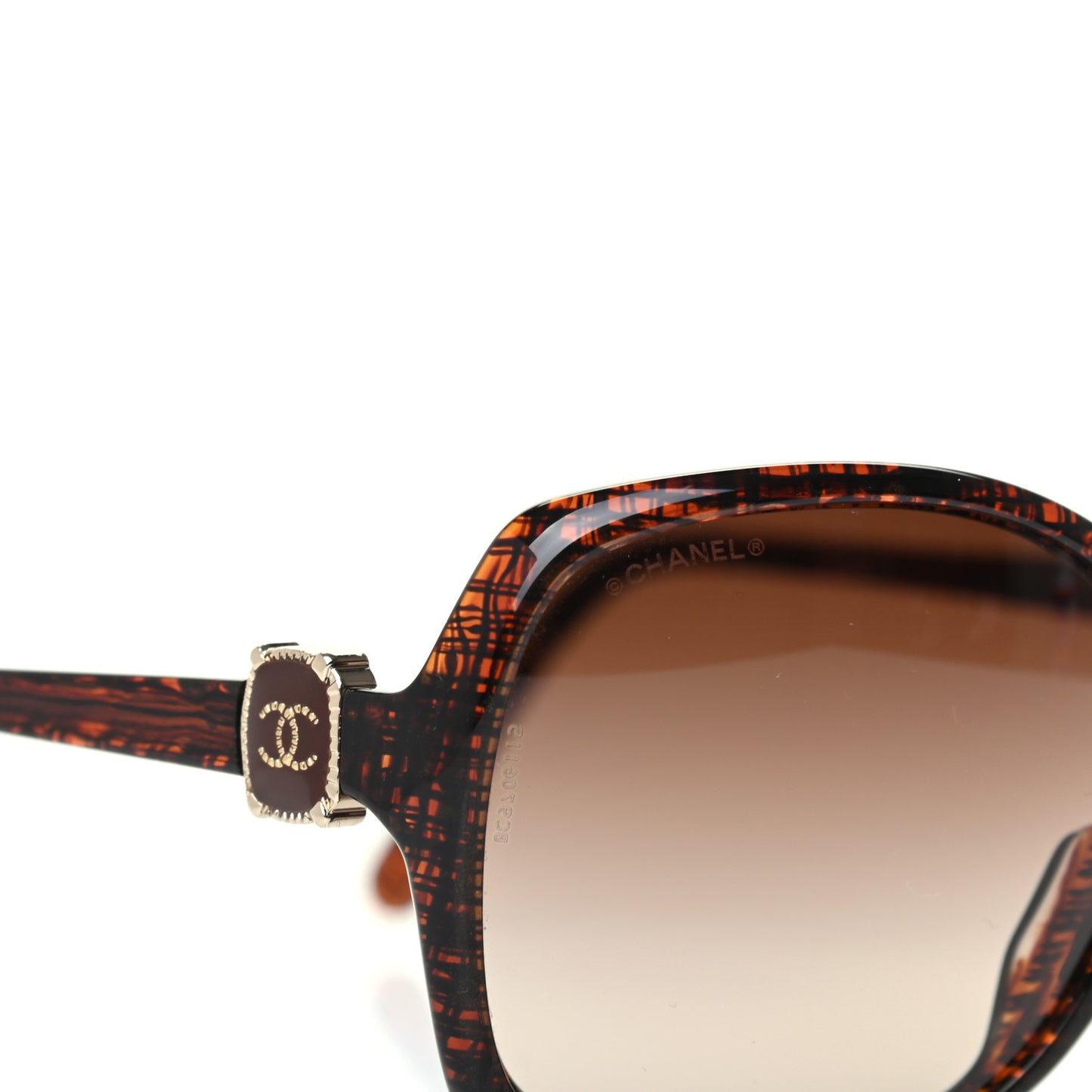 Tweed Effect CC Sunglasses 5174 Brown