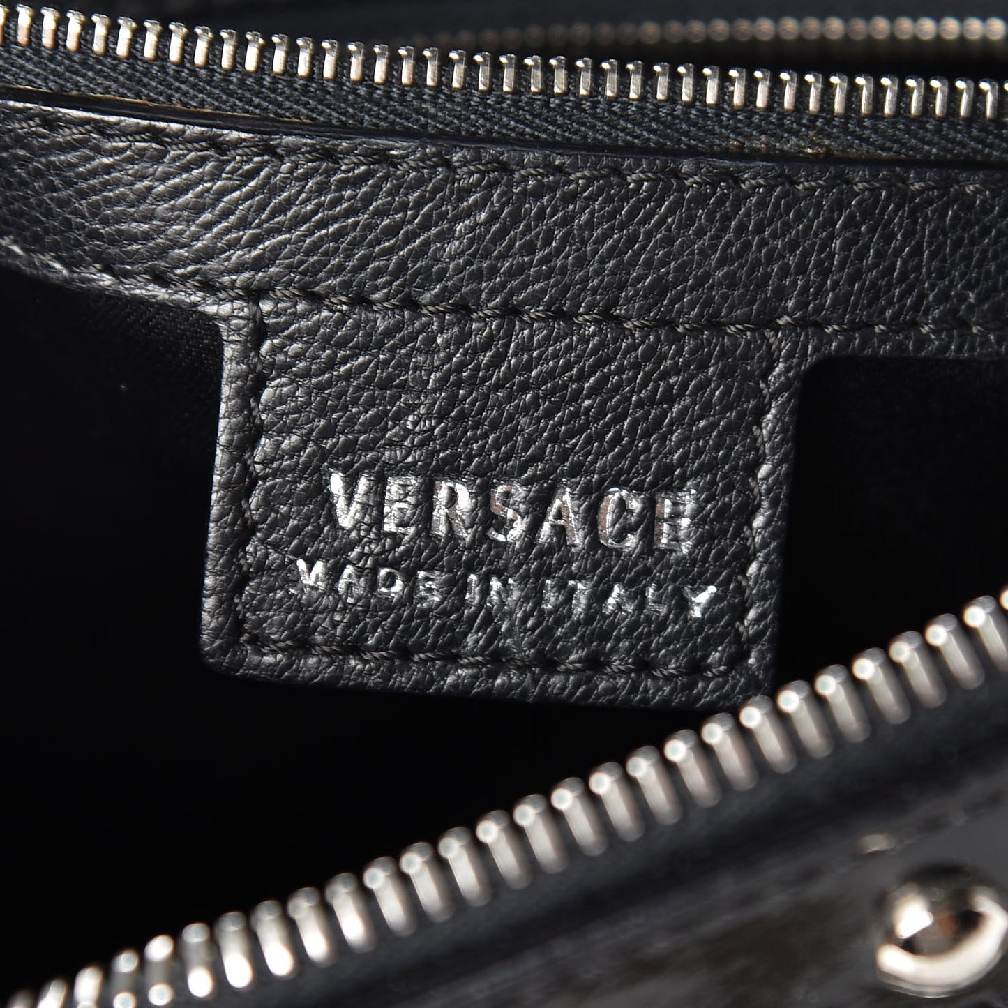 Calfskin Crocodile Embossed Madonna Satchel