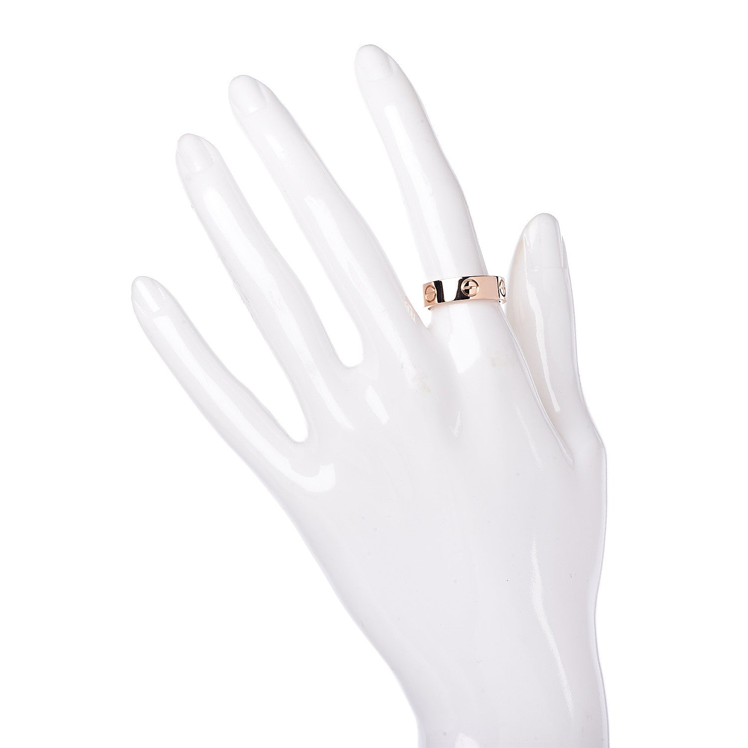 Cartier 18K Pink Gold 5.5mm LOVE Ring 53 6.25 2 of 4