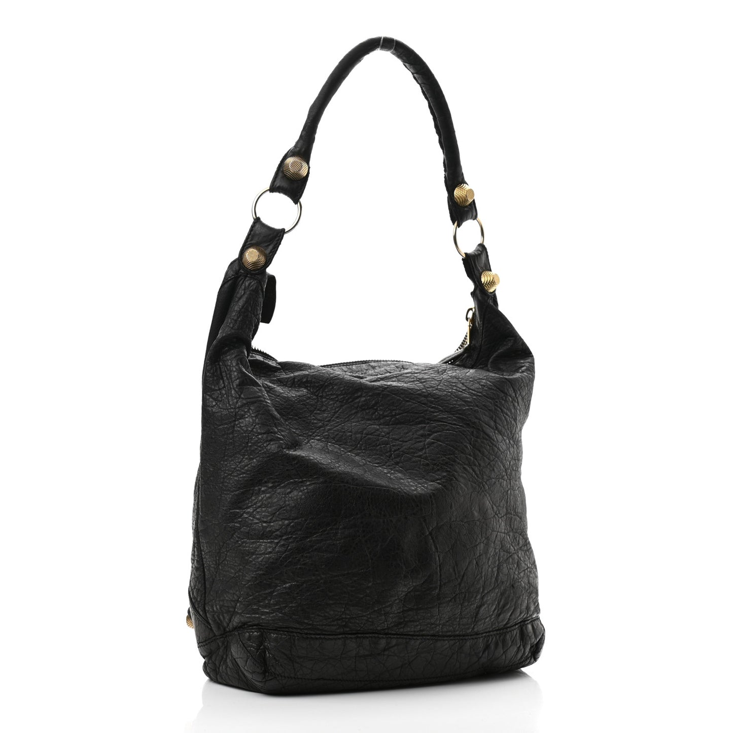 Agneau Giant 21 Gold Hardware Day Hobo Black