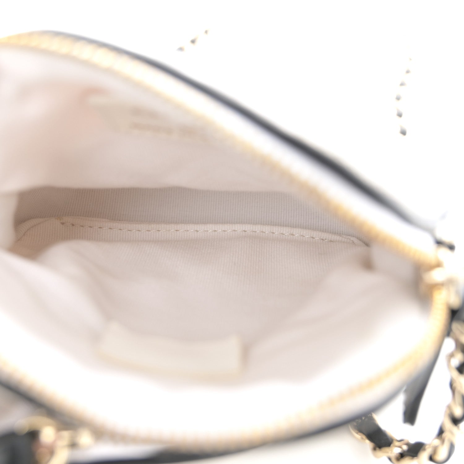Chanel Canvas Calfskin Tennis Racket Mini Bag White Black 6 of 11