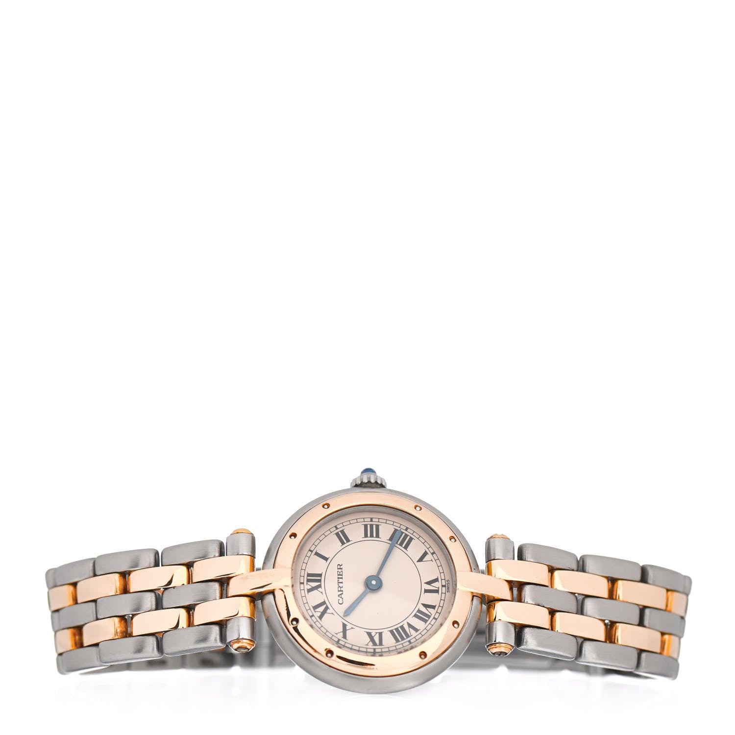 Cartier Stainless Steel 18K Yellow Gold 24mm Panthere Vendome Quartz Watch 2 of 5