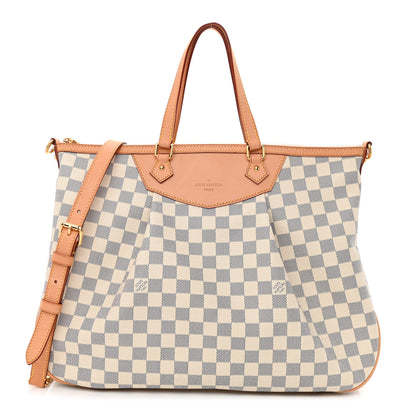 Louis Vuitton Damier Azur Siracusa GM 1 of 9