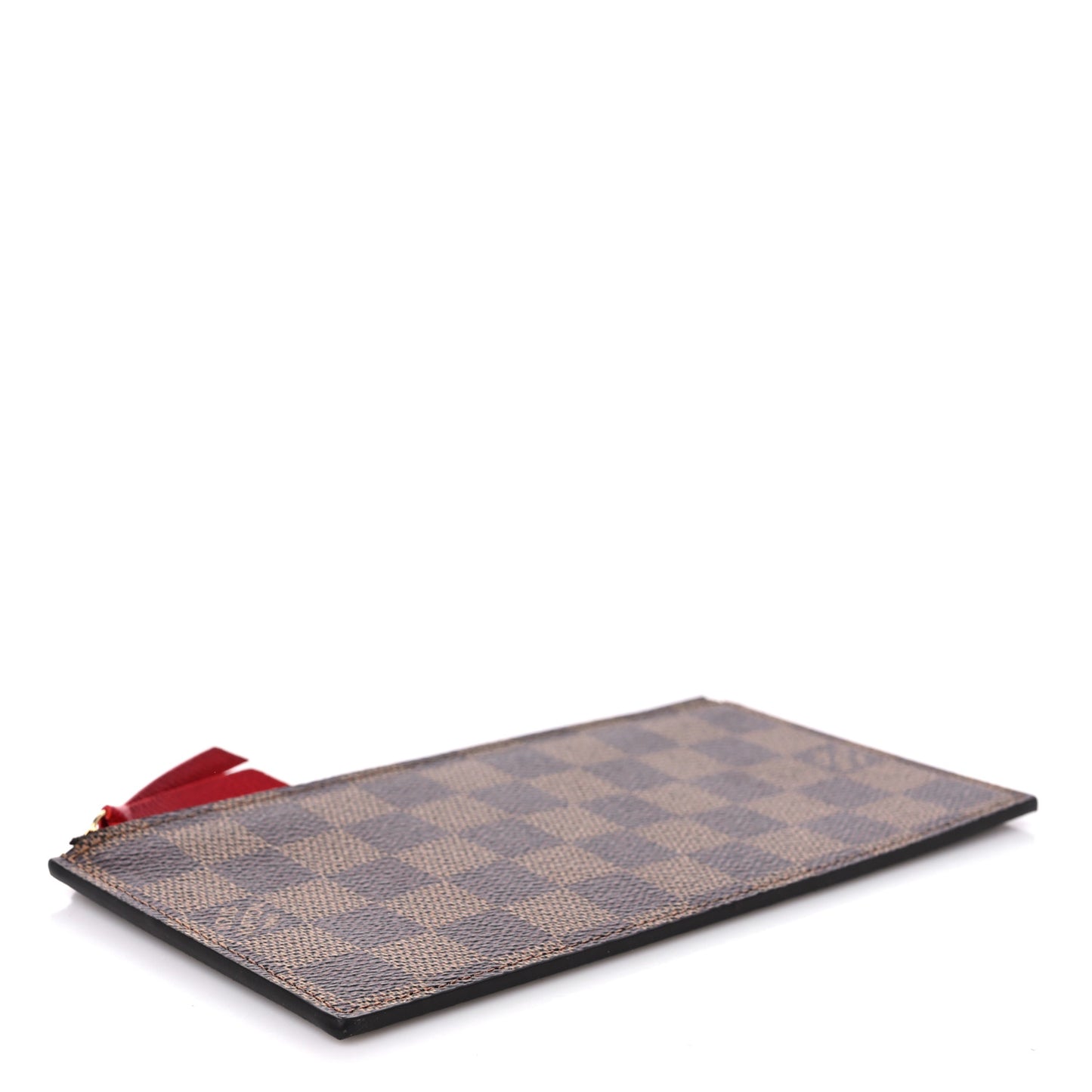 Damier Ebene Felicie Chain Wallet Zippered Insert