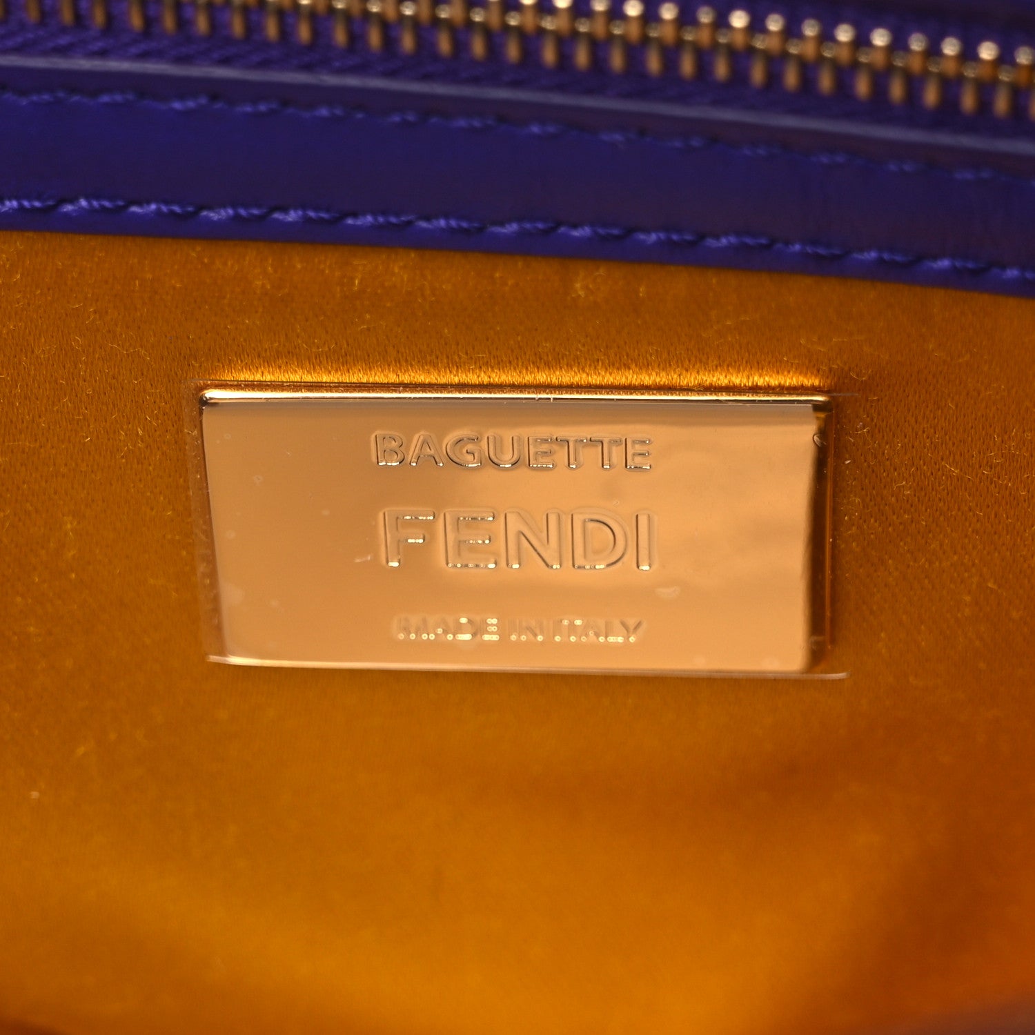 Fendi Sequin Paillettes Shiny Nappa Sex and the City Baguette Viola Purple Rain 6 of 8