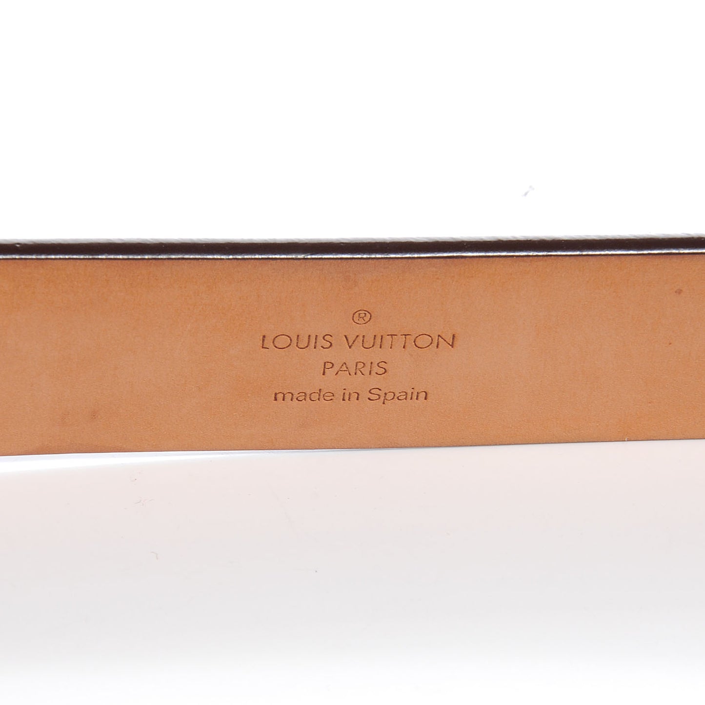 Monogram Ceinture Belt w Silver Buckle 90 36