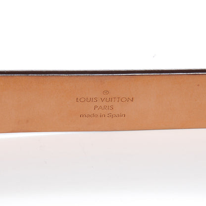 Louis Vuitton Monogram Ceinture Belt w Silver Buckle 90 36 6 of 8