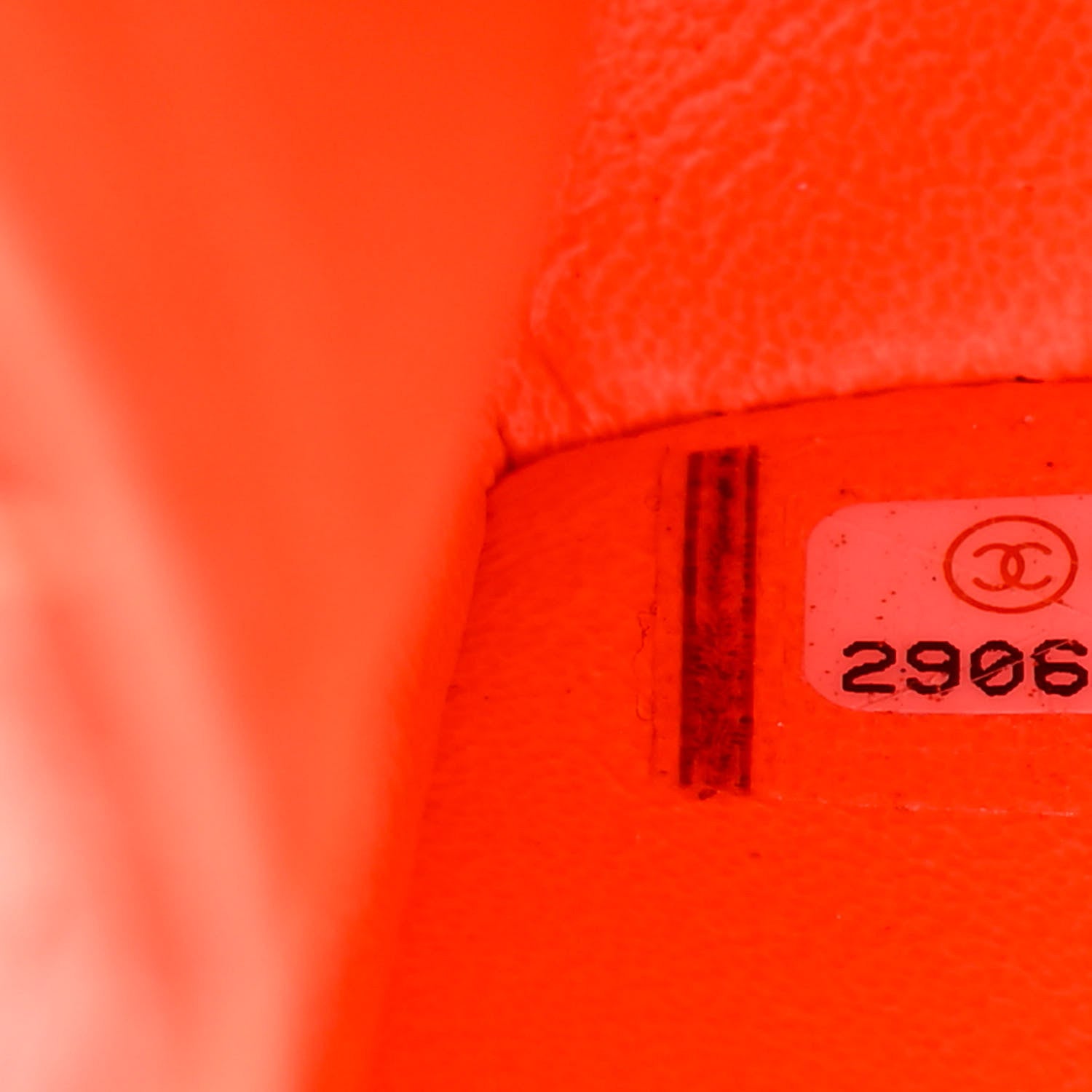 Chanel Goatskin Quilted 2.55 Reissue Mini Flap Orange 7 of 12